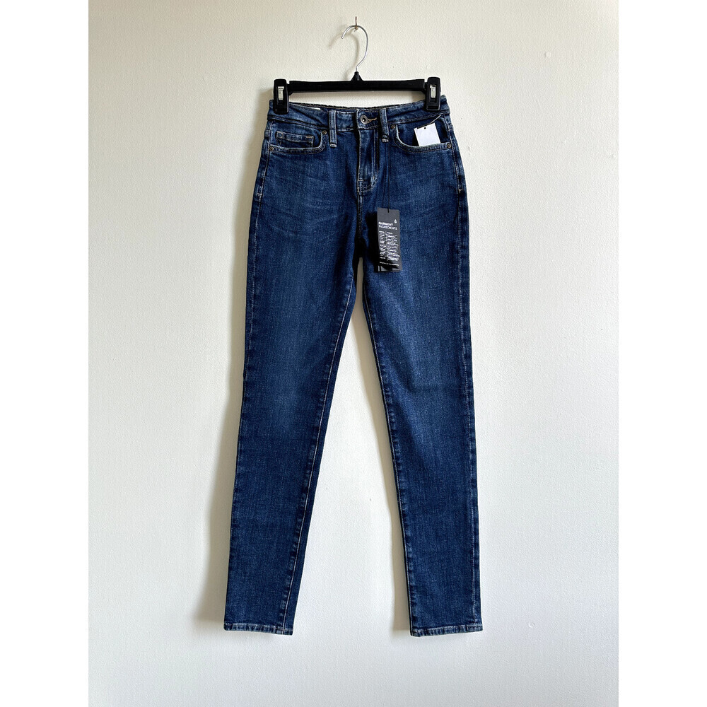 Outland Denim Women' Lucy Organic Stretch Cotton Skinny Jeans 24 True Blue $258